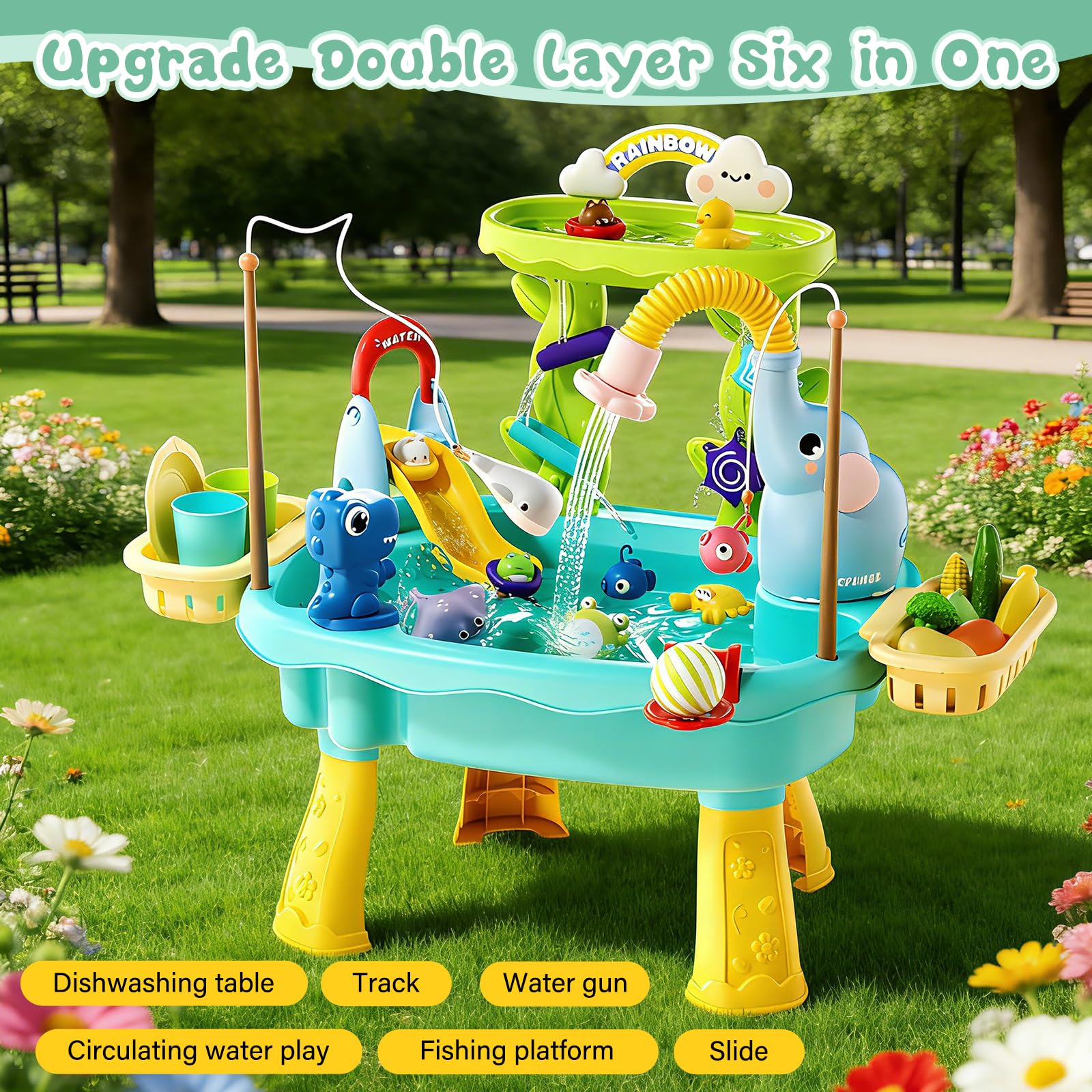 Lorveina children playing at standing height encouraging active social play