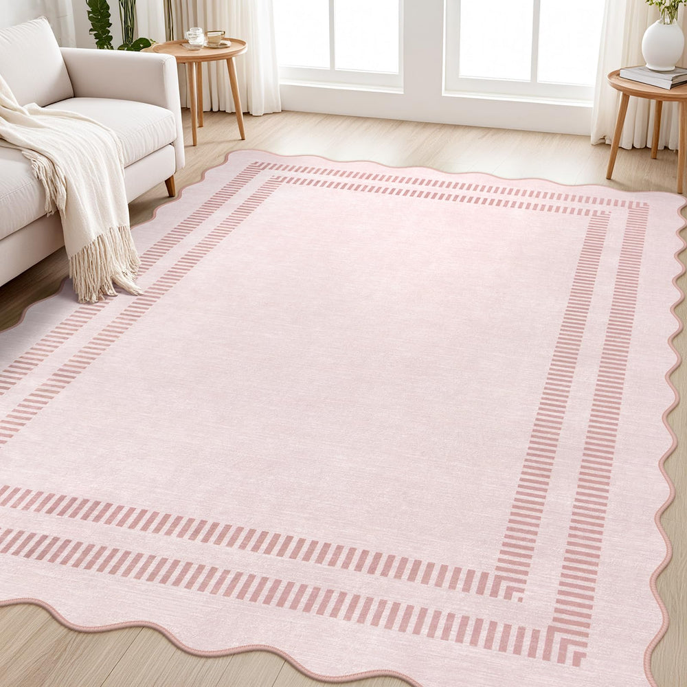 LORWER alfombra frontal rosa mostrando estilo y confort