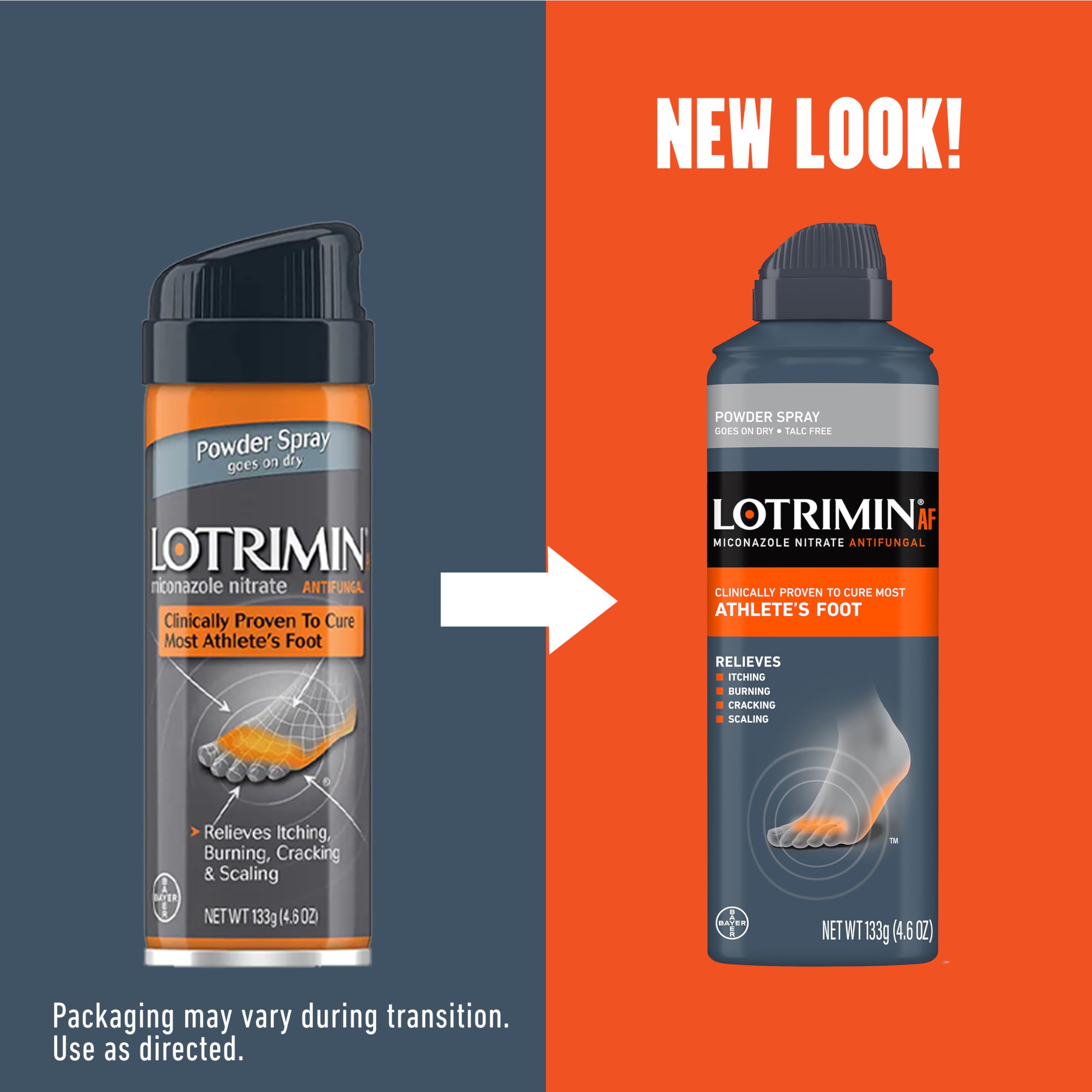 Etiqueta Lotrimin mostrando miconazol 2% como ingrediente activo