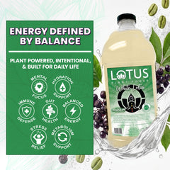 Lotus Plant Power vaso preparado con hielo listos para consumo inmediato