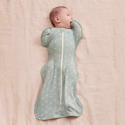 Love to Dream Swaddle Up label and packaging showing size and TOG info