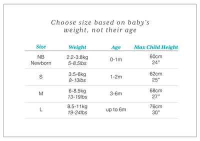 Love to Dream Swaddle Up beside ruler showing size S 8–13 lbs accurate fit