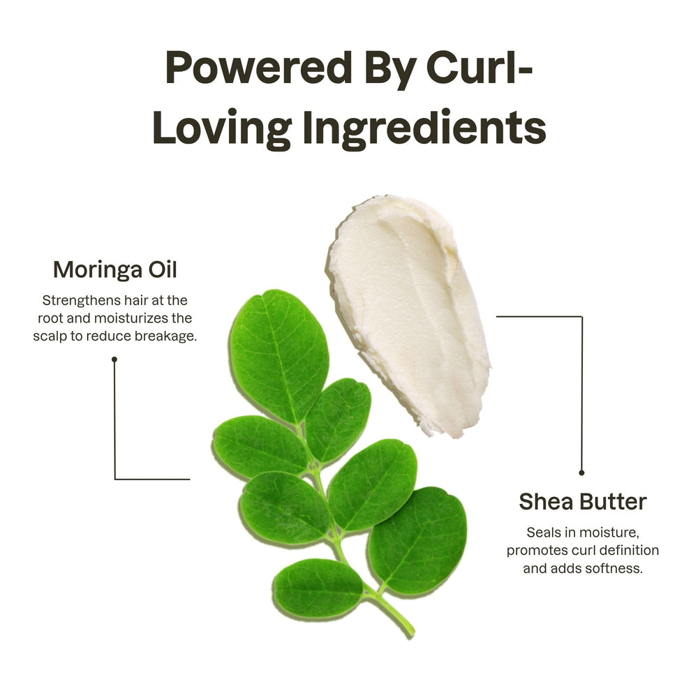 Love Ur Curls ingredientes manteca de karité y aceite de moringa para nutrición