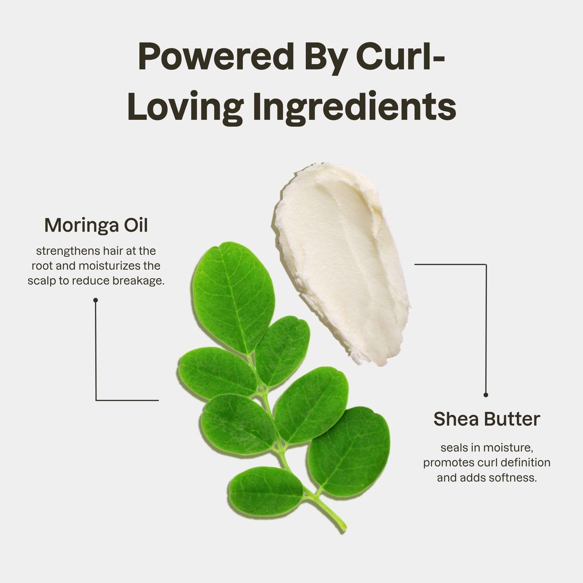 Love Ur Curls products on bathroom shelf illustrating an organized routine