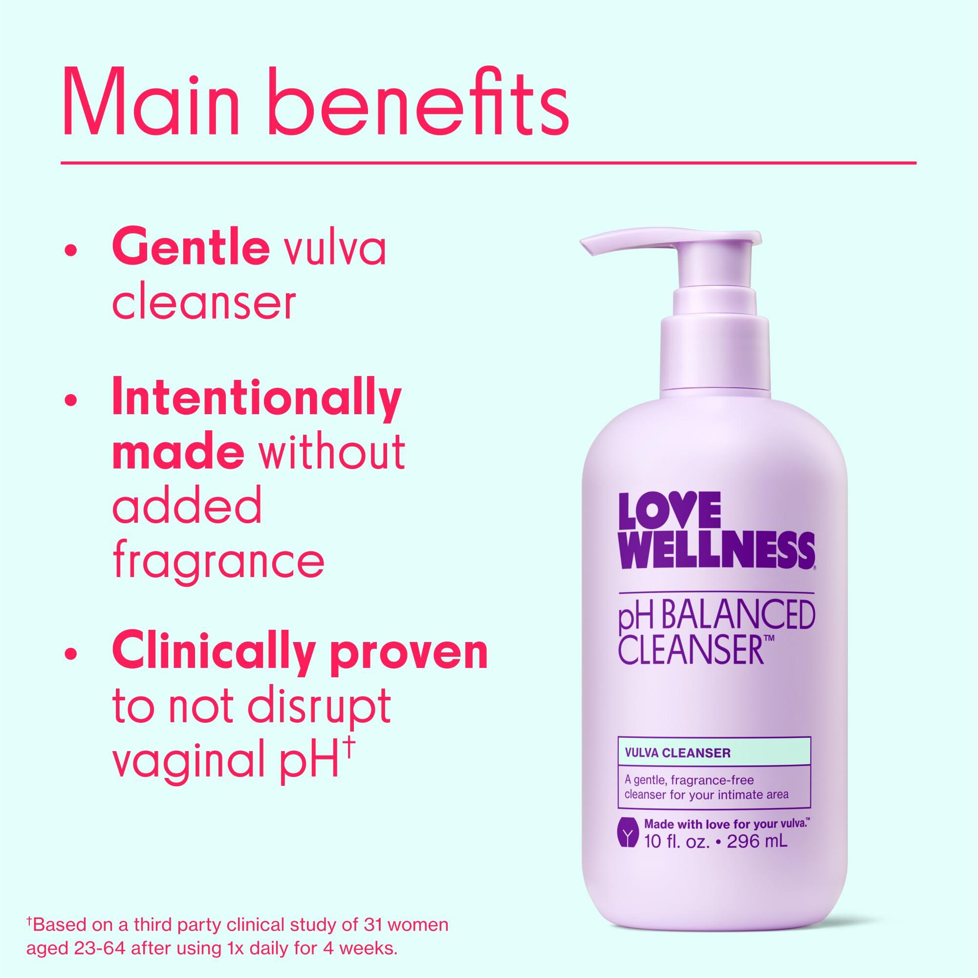 Love Wellness producto en la ducha, facilita higiene diaria sin fragancias