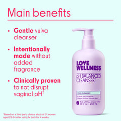 Love Wellness producto en la ducha, facilita higiene diaria sin fragancias