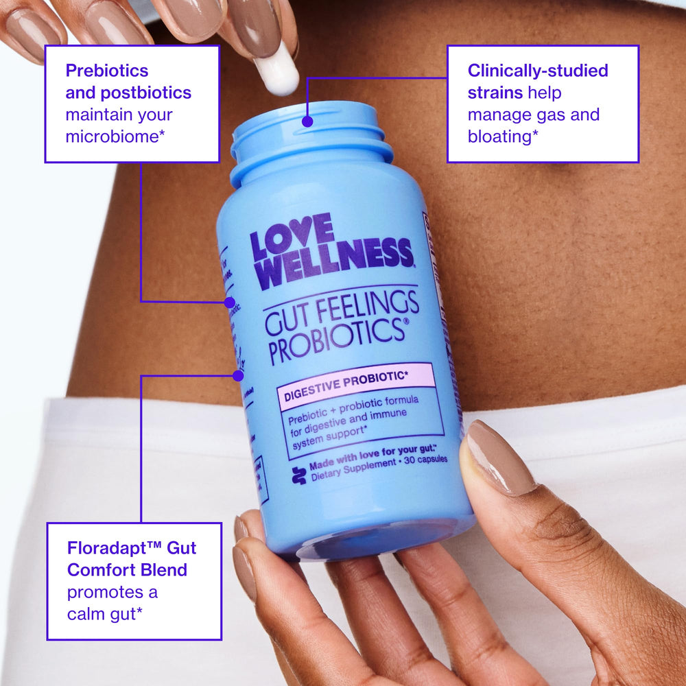 Love Wellness producto en una cocina como parte de una rutina diaria saludable