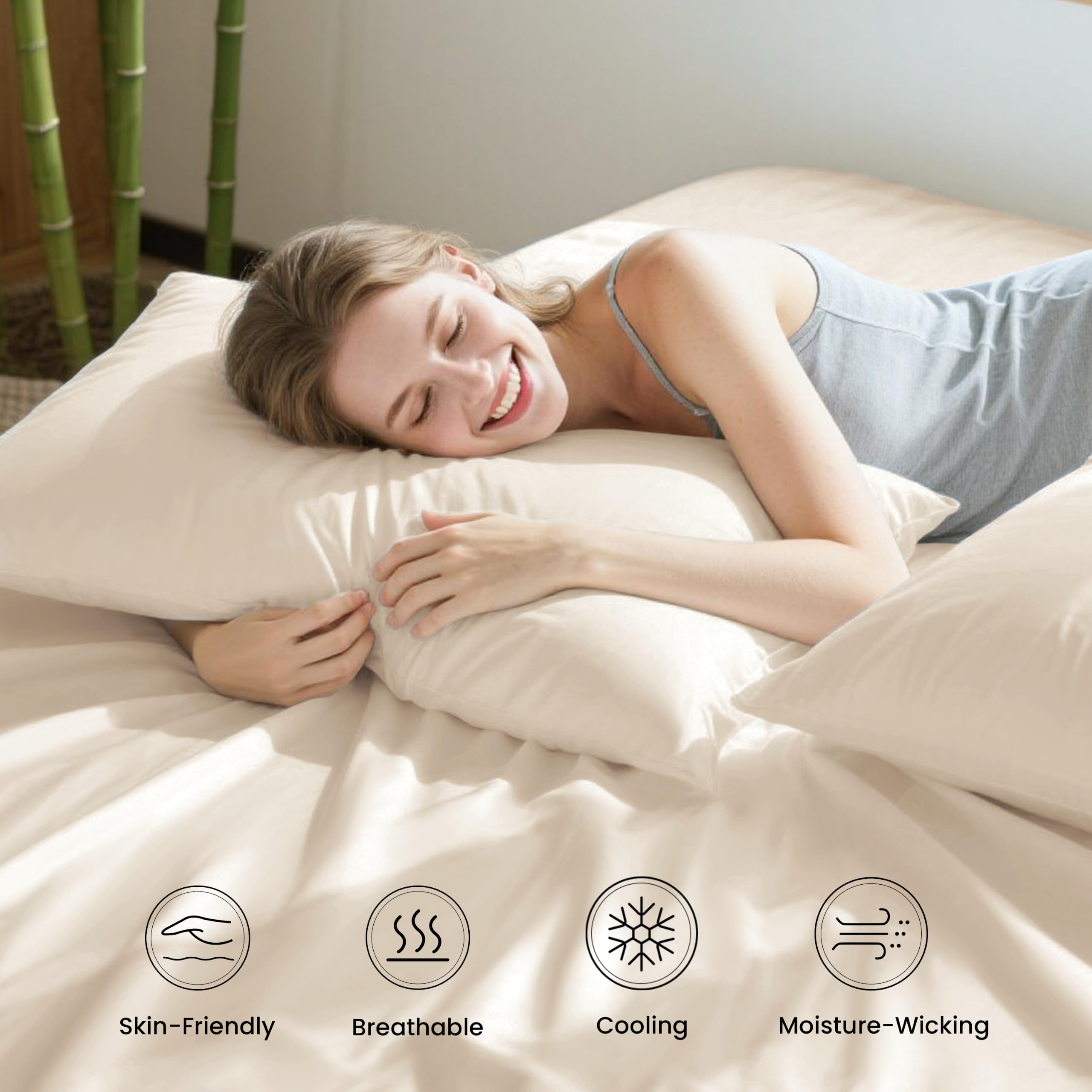 Love's cabin styled bed in bedroom conveying hotel luxury benefit: inviting comfort