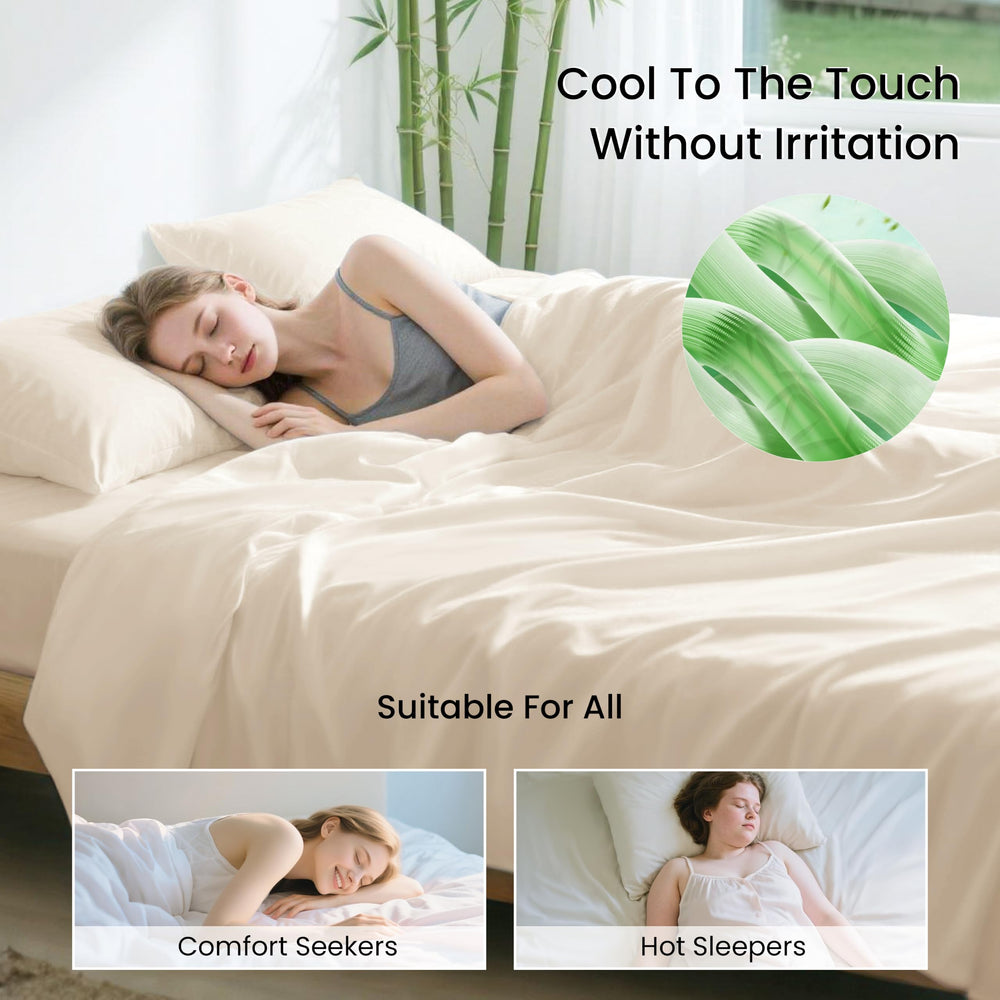 Love's cabin fitted sheet pocket detail demonstrating 16-inch depth benefit: secure fit