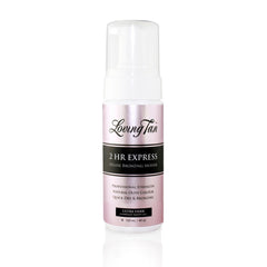 Loving Tan envase frontal mostrando la mousse Ultra Dark para bronceado intenso