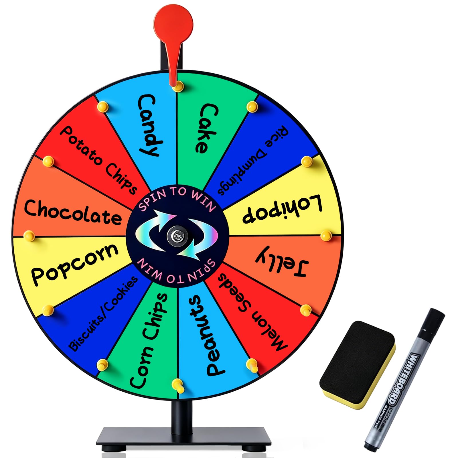 LRMBKM vista frontal embalaje mostrando ruleta lista para eventos