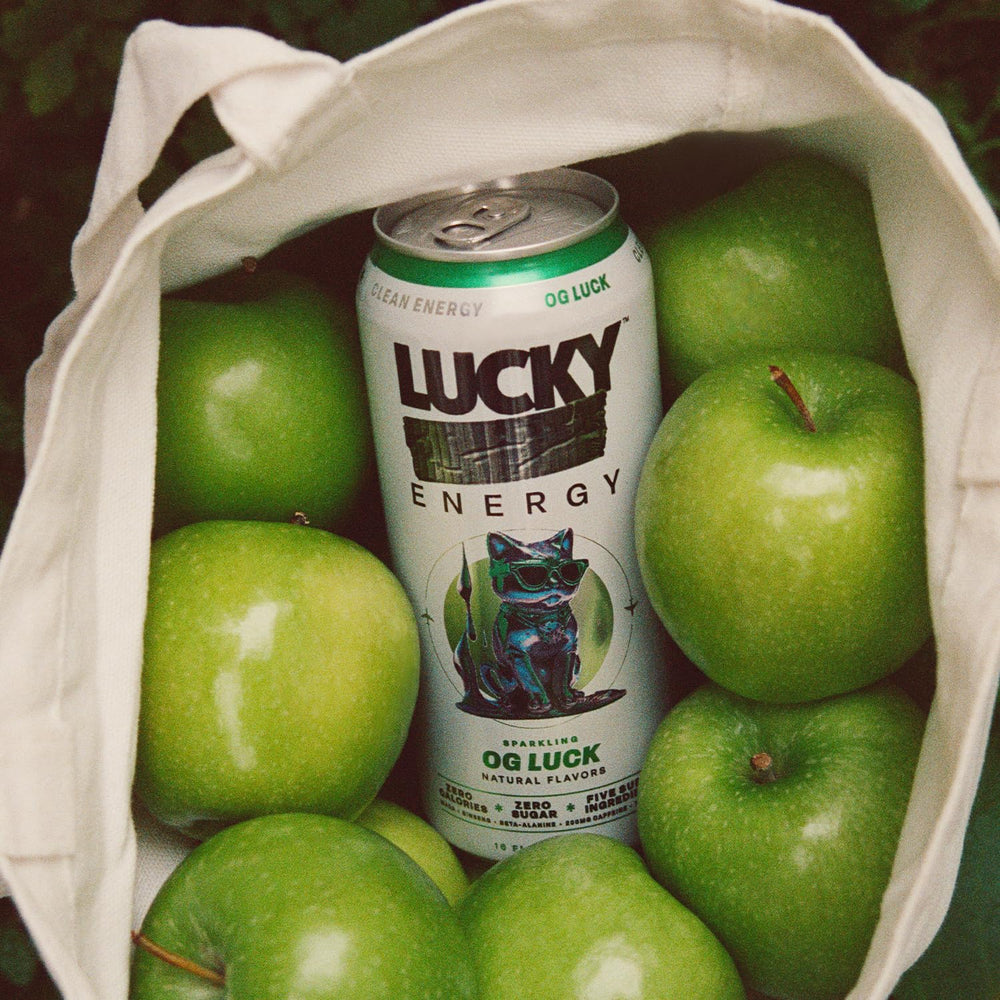 Lucky Energy lata abierta con efervescencia lista para beber