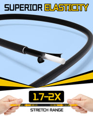LuckyStraps sujeta una bicicleta demostrando sujeción segura en uso real