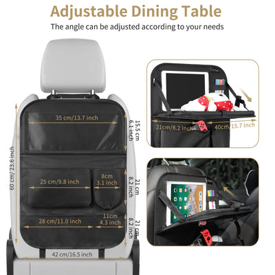 LUCMO organizer shown in SUV for size comparison and space-saving benefit