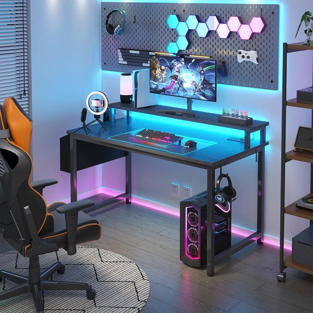 Lufeiya LED light strip closeup demonstrating RGB ambiance for gaming or study