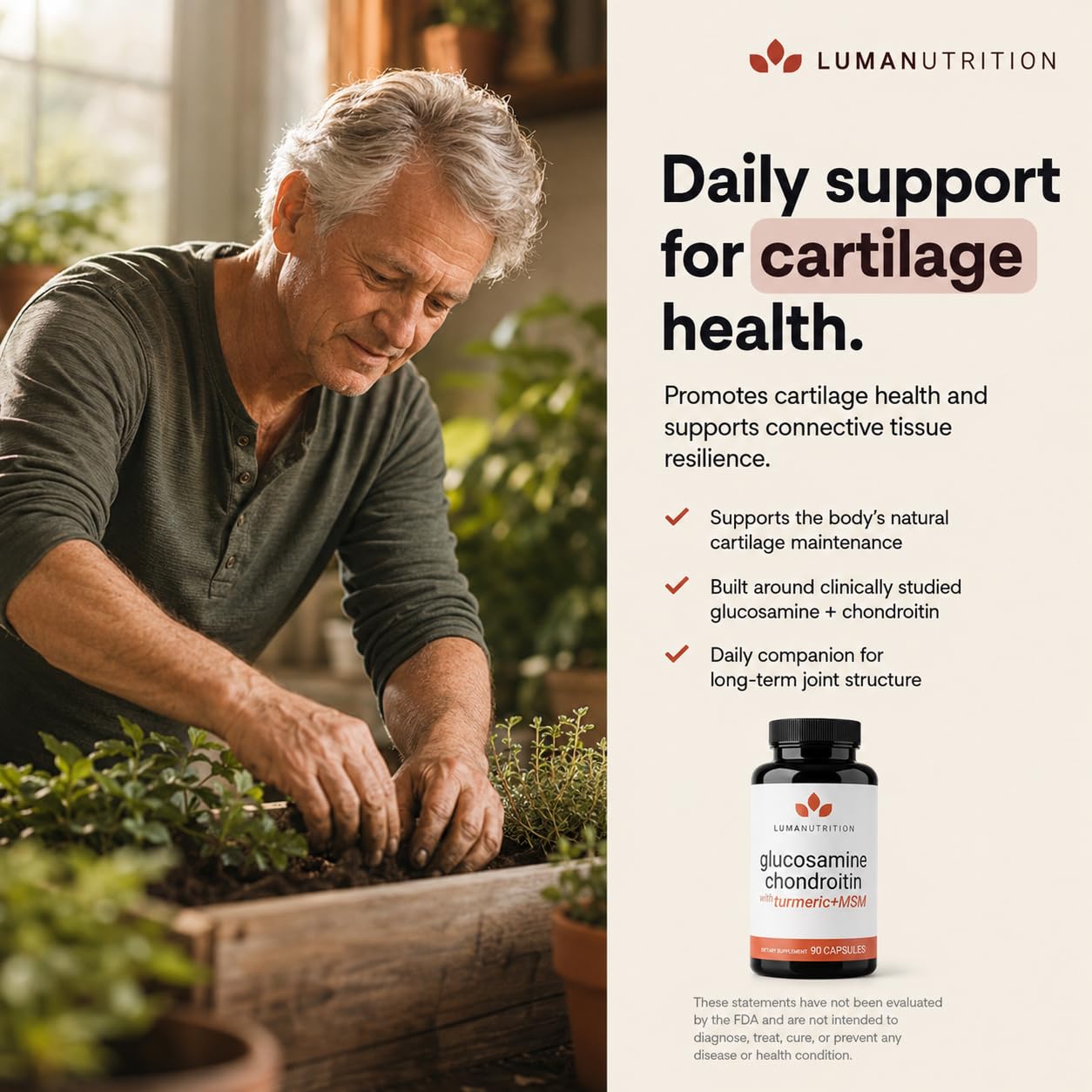 Luma Nutrition etiqueta de ingredientes visible para transparencia y confianza
