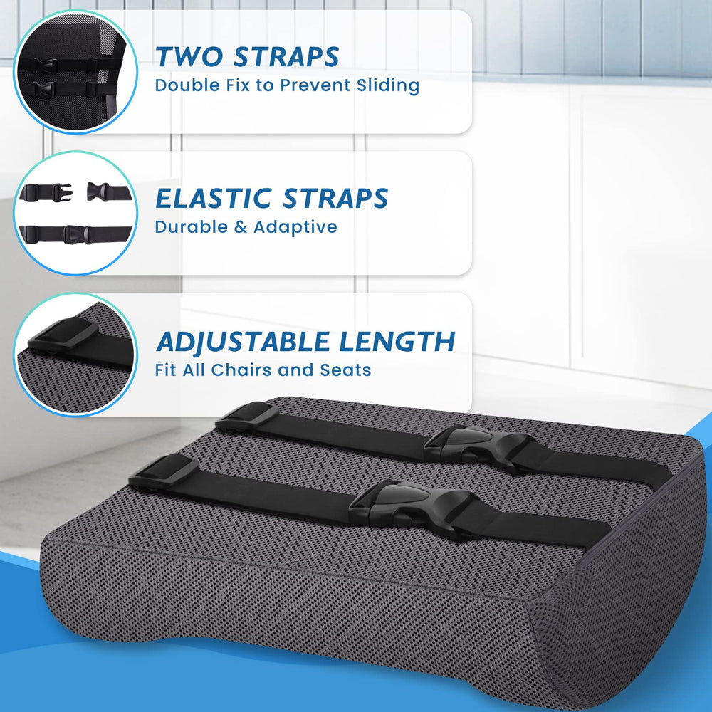 LumbarPal funda desmontable de malla lista para lavado y ventilación