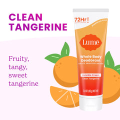 Lume etiqueta con ingredientes clave visible, beneficio transparencia y confianza