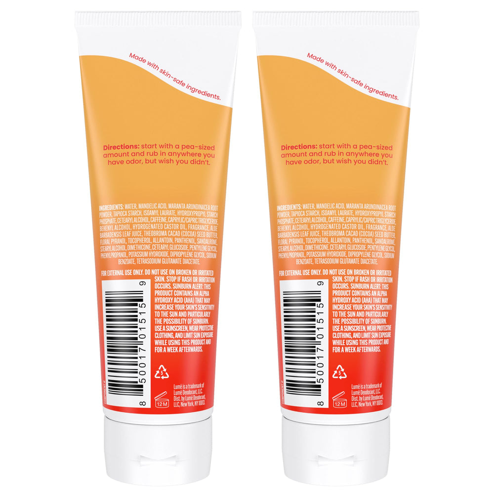 Lume crema textura en primer plano mostrando absorción rápida y sensación suave