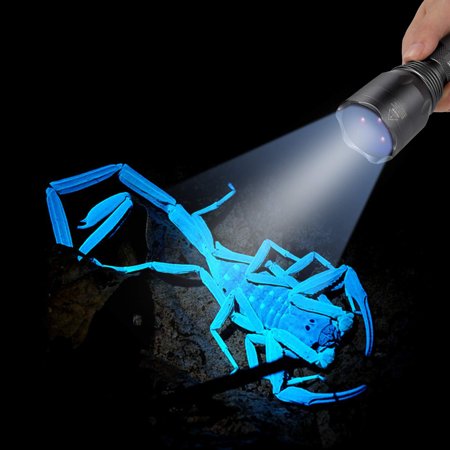 LUMENSHOOTER S3 comparación de tamaño en mano para portabilidad