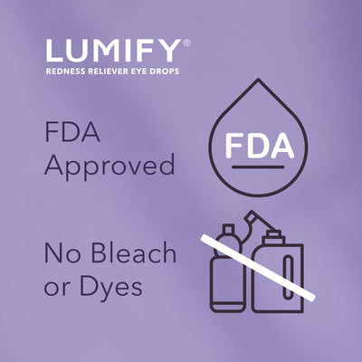 LUMIFY etiqueta legible con ingredientes y aprobación FDA para confianza