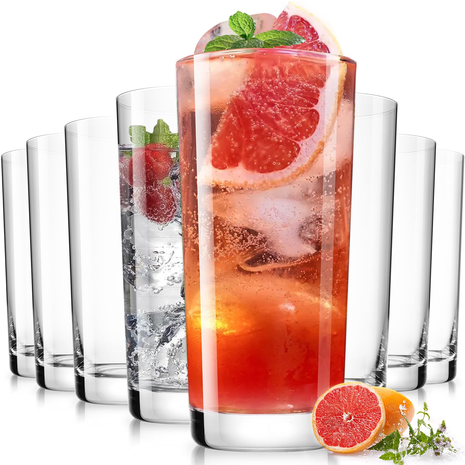 LUNA & MANTHA vaso frontal mostrando claridad y elegancia