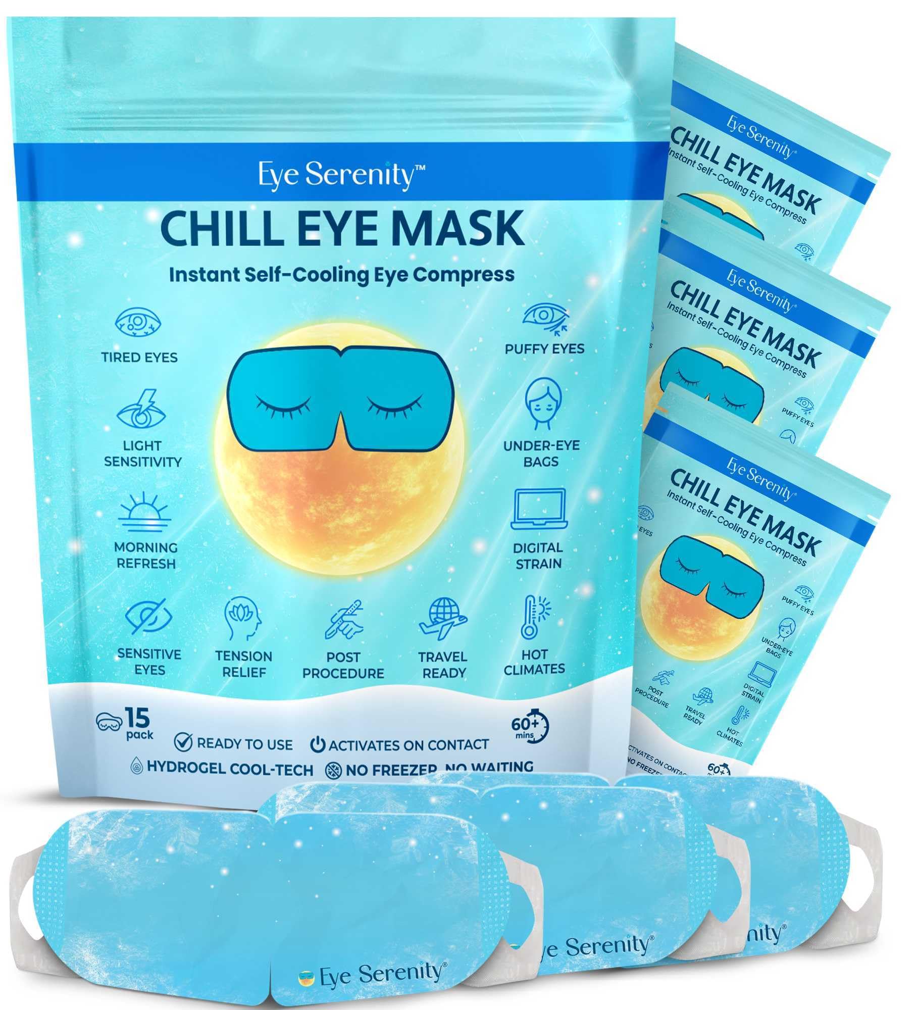 Lure Essentials empaque frontal mostrando 15 mascarillas listas para usar