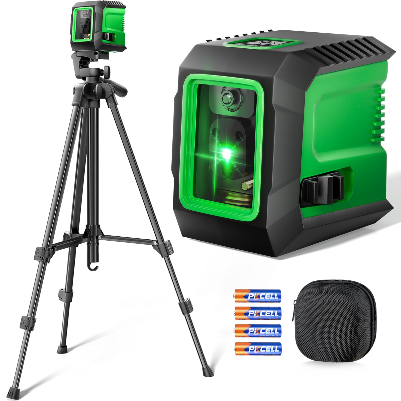 Lusweimi vista frontal del nivel láser, herramienta compacta y fácil de usar
