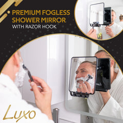 Luxo primer plano del recubrimiento antivaho que mantiene la visibilidad