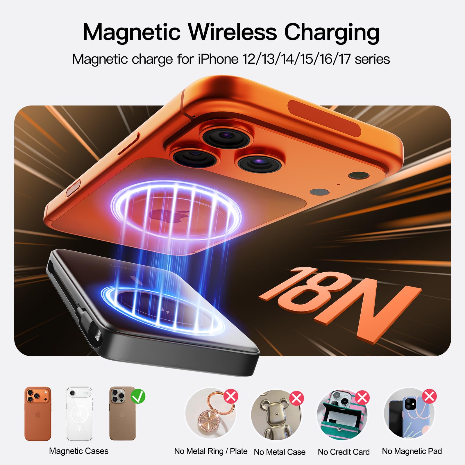 LYAOAO power bank in a travel bag with phone and accessories for on-the-go use