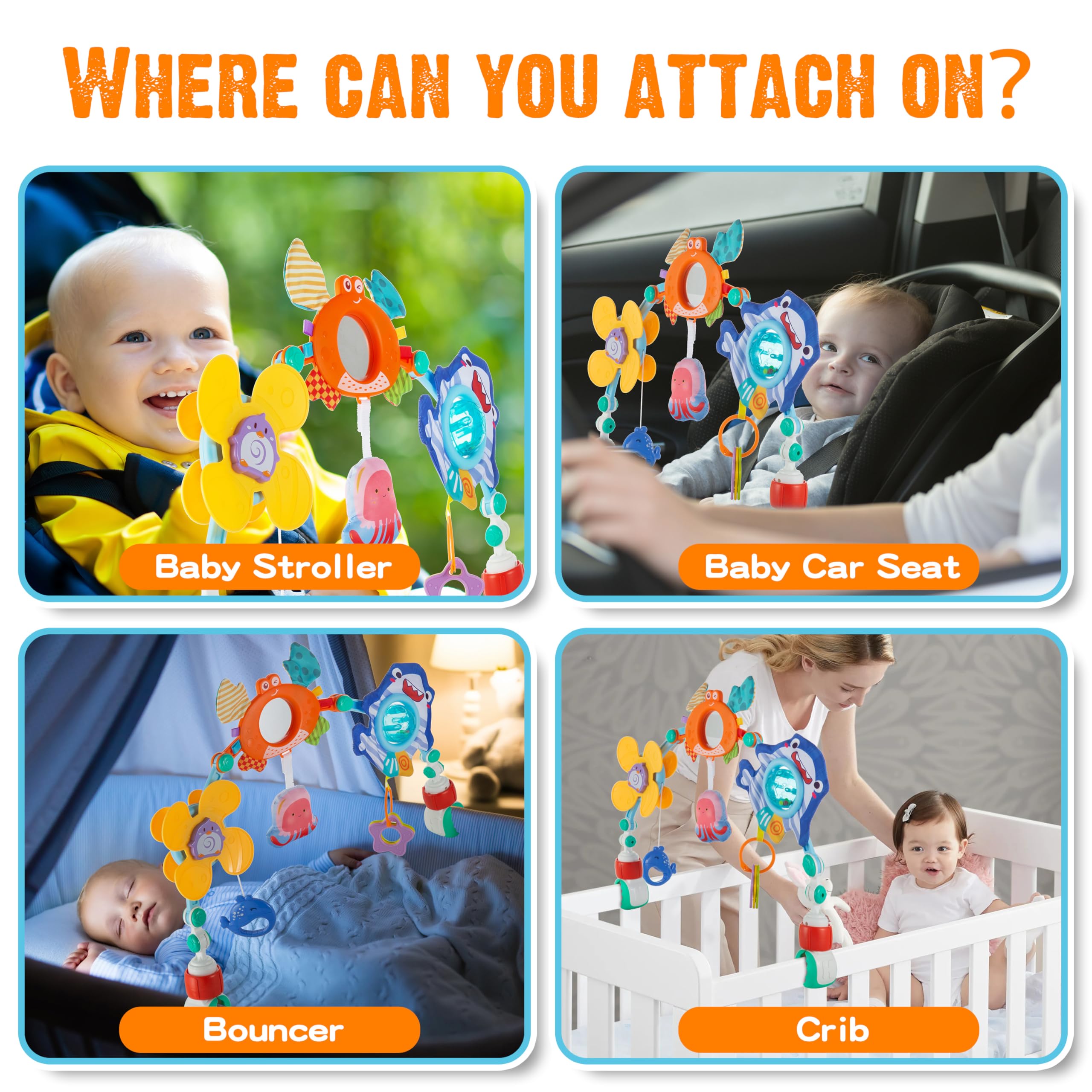 Lynncare clamp detail showing sturdy clip and adjustable strap for safety