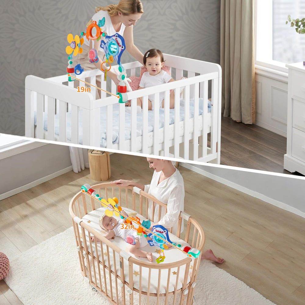 Lynncare arch next to ruler indicating universal fit and compact portability