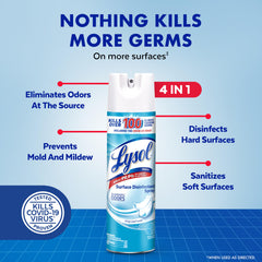 Lysol detalle del atomizador y textura para aplicación precisa