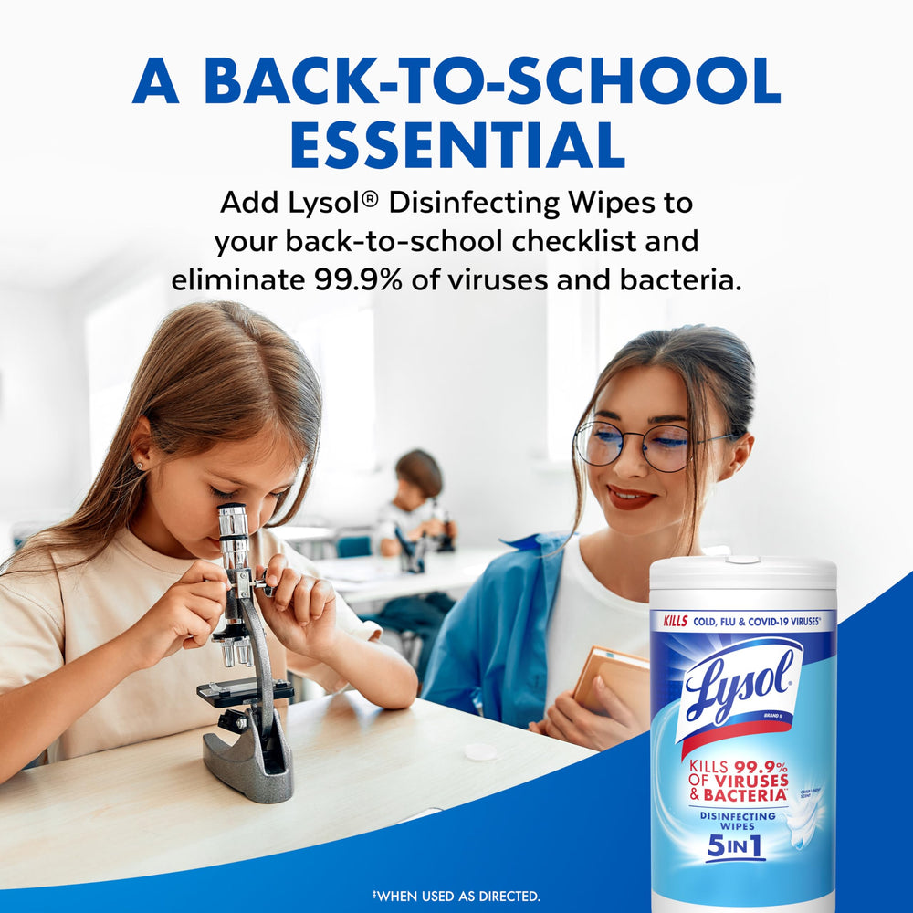 Lysol toallitas dentro de bolso de viaje, solución portátil para higiene en ruta