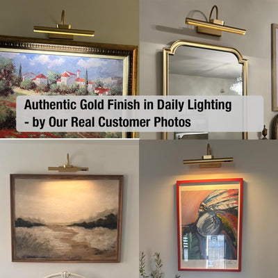 LYTARA mounted over painting showing enhanced artwork visibility