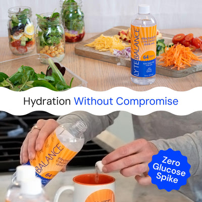 LYTE BALANCE used by runner to support hydration during activity