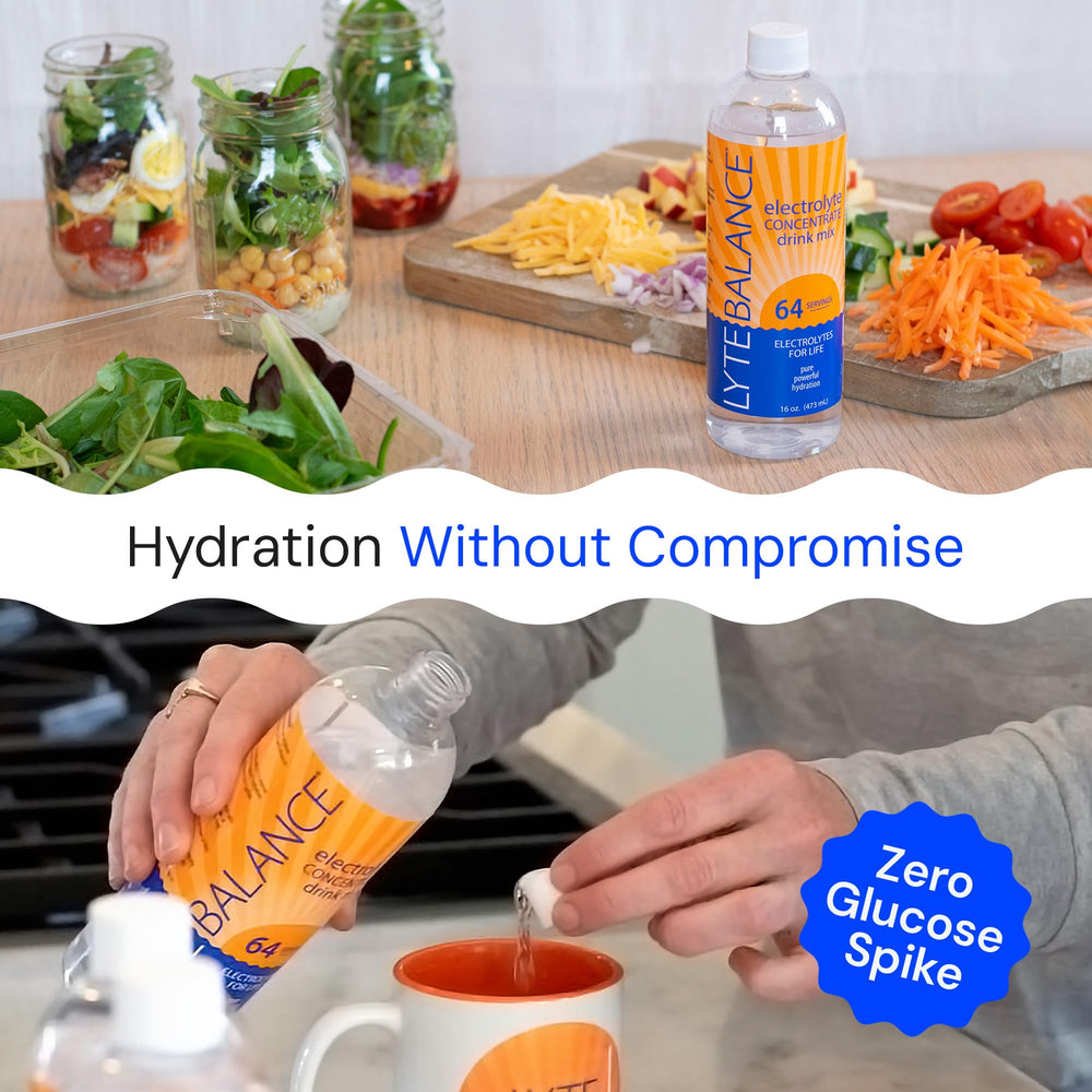 LYTE BALANCE used by runner to support hydration during activity