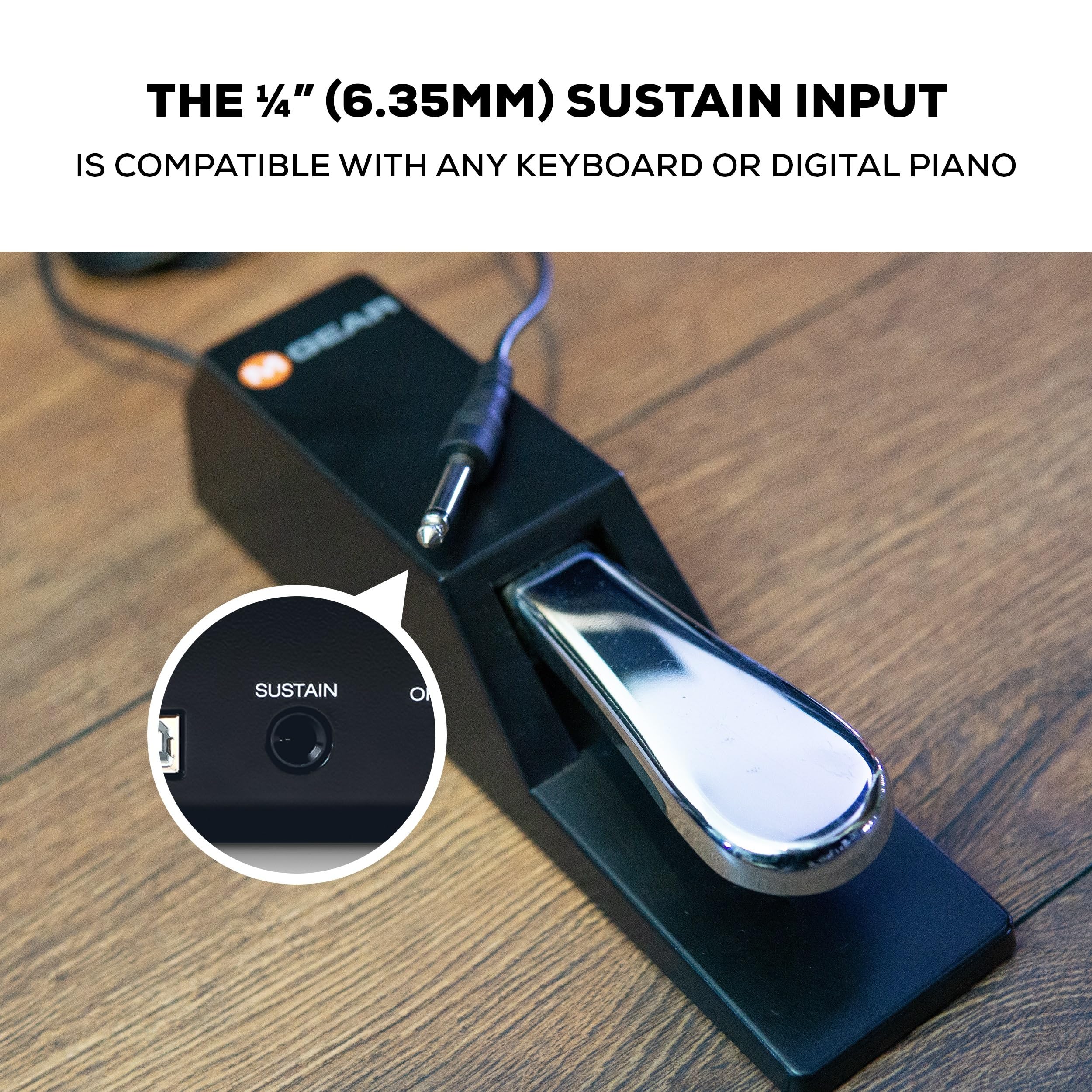 M-AUDIO SP-2 cable de 1/4" conectado lista para usar sin alimentación