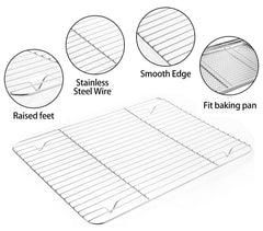 M MCIRCO cooling rack detail with raised feet to lift food and drain juices
