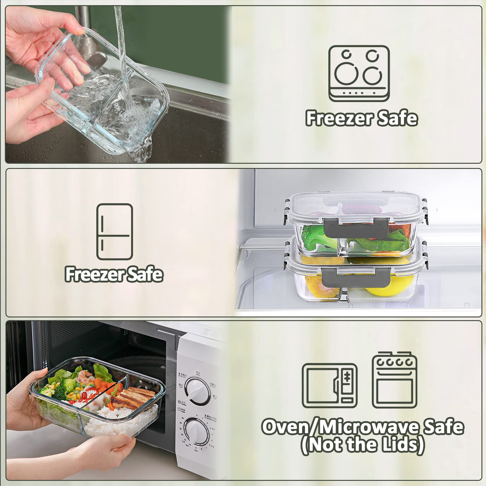 M MCIRCO recipiente en bolso térmico como lunch para llevar y mantener fresco