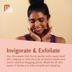 M3 Naturals aplicación en la ducha, exfoliante en manos para renovar la piel del cuerpo