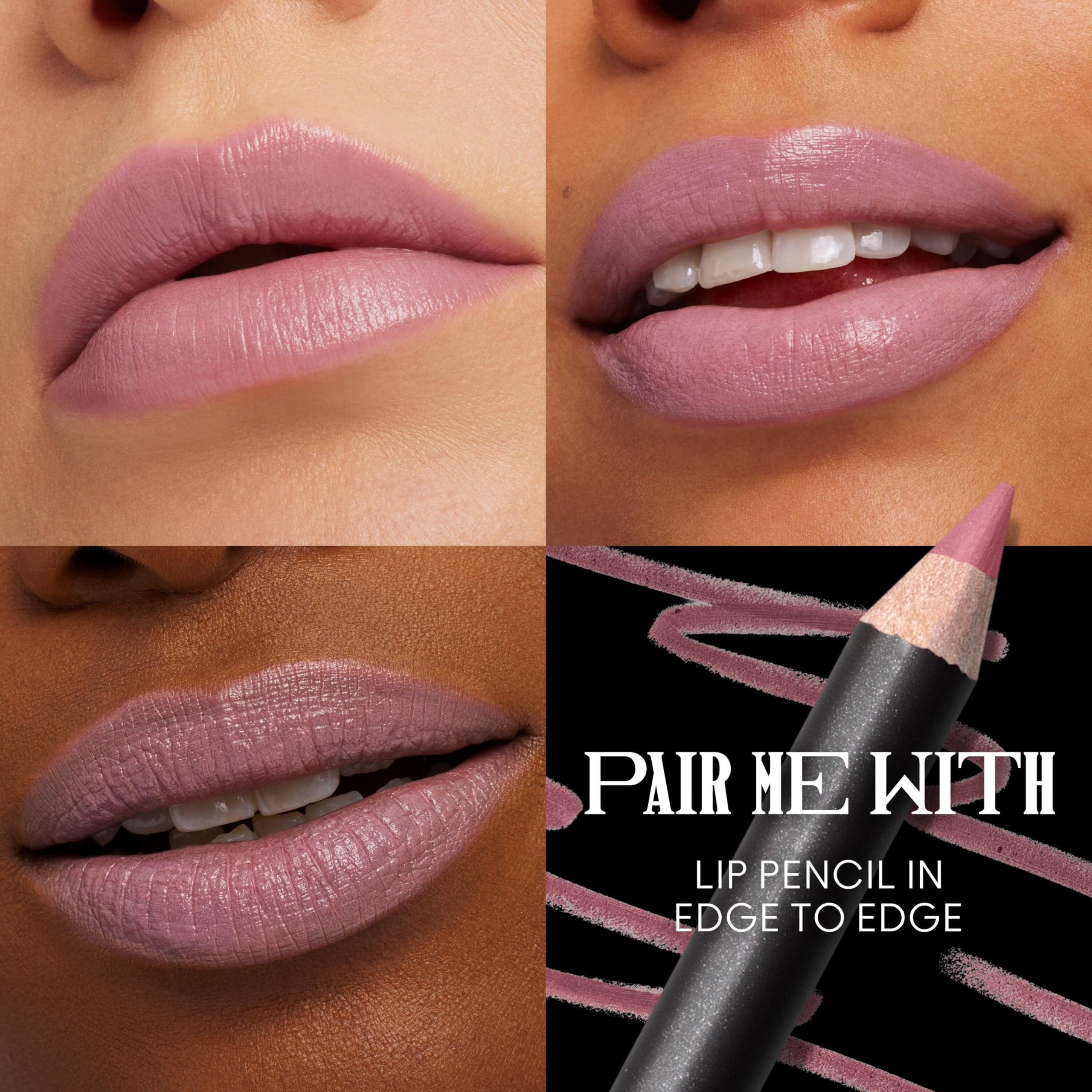 MAC textura del labial Pink Peppermint primer plano que destaca cremosidad