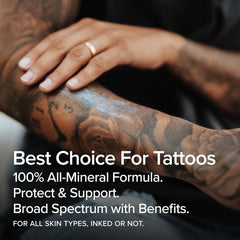 Mad Rabbit protector solar SPF 30 en tubo, defensa mineral para tatuajes