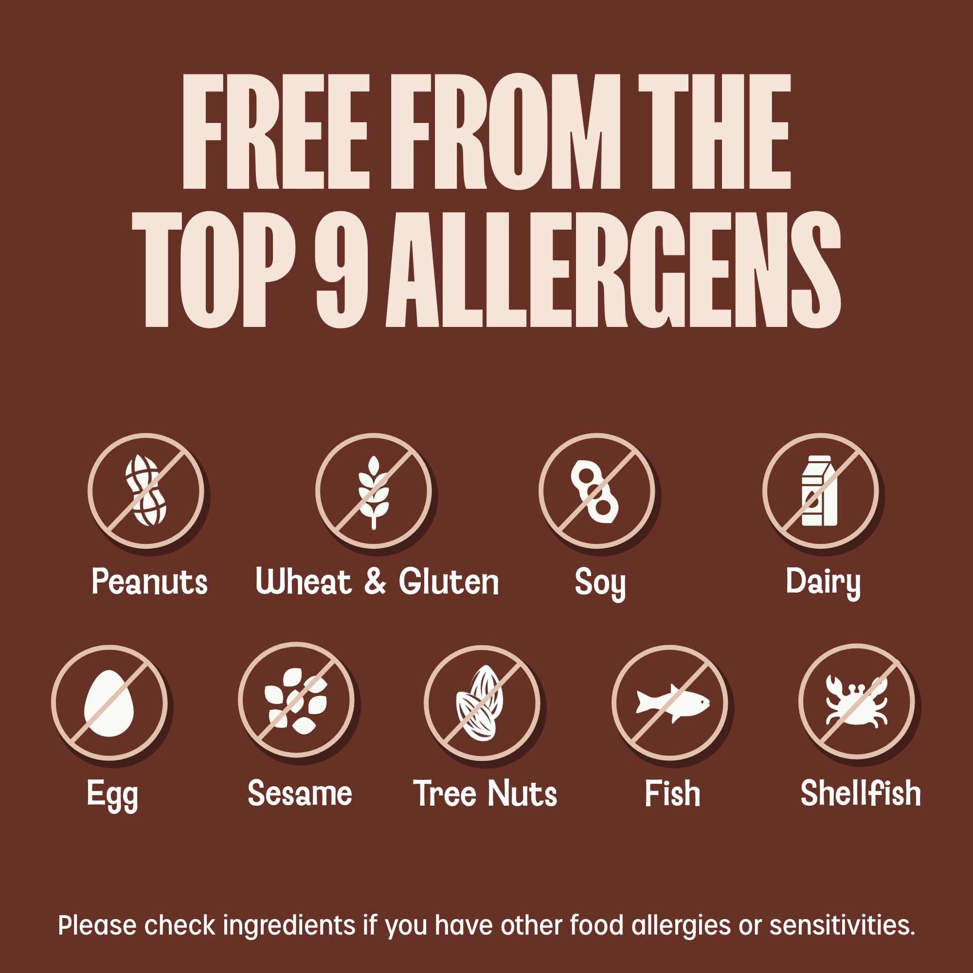MadeGood ingredient label showing gluten-free and vegetable extracts