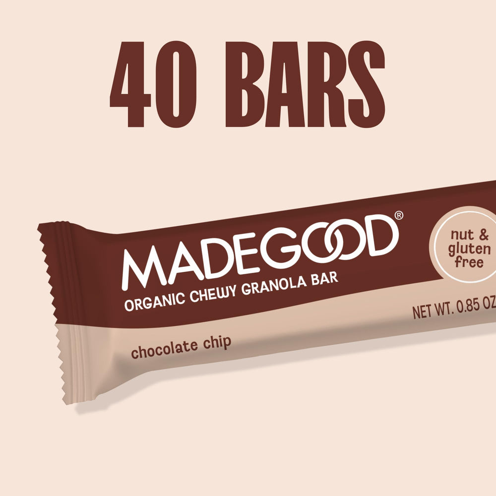 MadeGood nutrition panel with organic and allergy-friendly claims