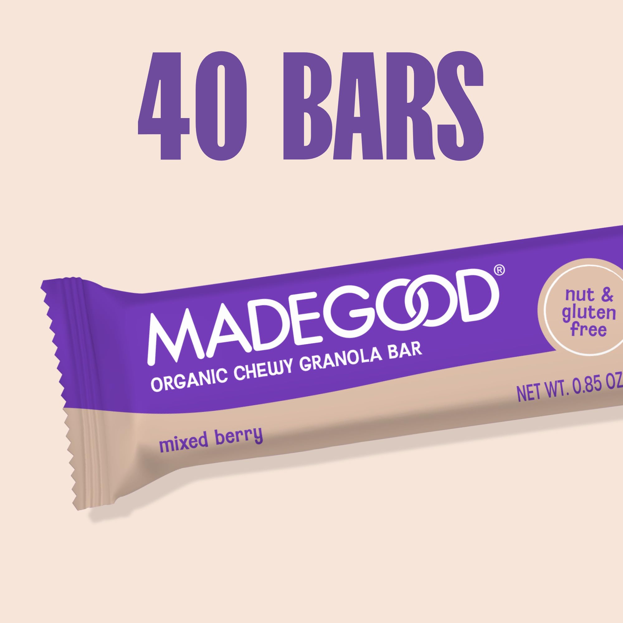 MadeGood nut-free facility label indicating allergy-safe production benefits