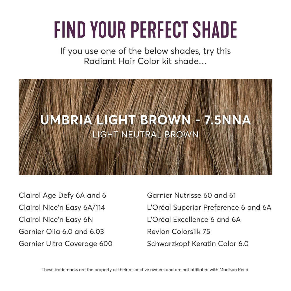 Madison Reed application in use on roots demonstrating easy at-home coloring