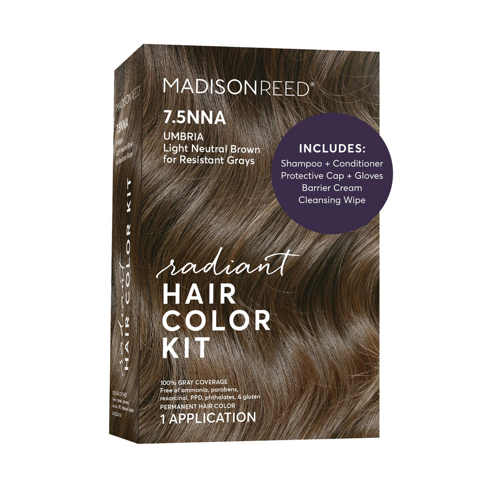 Madison Reed front box for 7.5NNA Umbria Brown showing packaging and shade