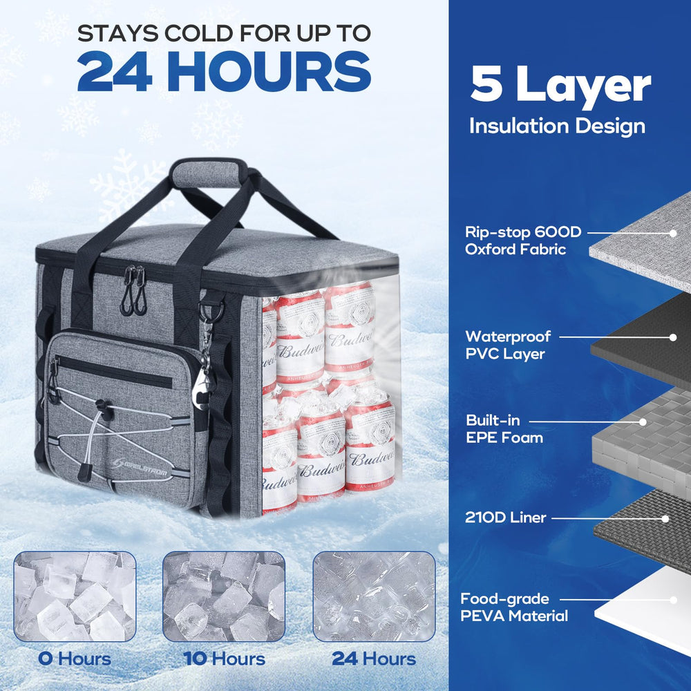 Maelstrom interior with 30 cans demonstrating roomy capacity and cooling benefit