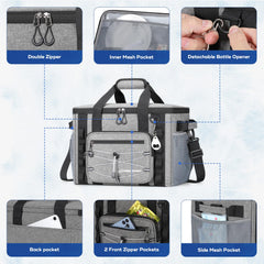Maelstrom side pockets and included bottle opener for easy access and convenience
